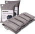 Marsheepy 12 Pack Bamboo Charcoal Shoe Deodorizer Bags - Activated Charcoal Odor Absorber, 150g x 2, 50g x 10