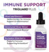 Triguard Plus Concentrate – 3-in-1 Liquid Immune Support with Colloidal Silver, Sambucus Elderberry & Olive Leaf