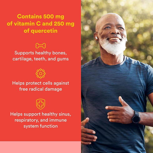 Immune 90 (90 Natural Factors C Extra + Quercetin Bioflavonoids - Antioxidant Supplement for Health - Vitamin C