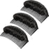 WILLBOND 3 Pieces Invisible False Hair Clips, Black Pad Bump It Up Volume Hair Base Fluffy Styling Tool for Women Girls