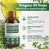 Immune 80% 2 Oz, 8 Oil of Oregano Drops with Black Seed Oil, Turmeric Oil, Vitamin E & Olive Oil Based, Digestive