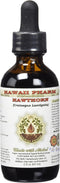 Hawaii Pharm Hawthorn Alcohol-Free Liquid Extract, Hawthorn (Crataegus Laevigata) Dried Berry Glycerite 2 oz