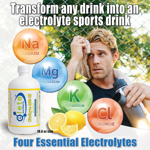 elete CitriLyte Electrolyte Add-in Hydration Drops, Sodium Magnesium Potassium, 18.6oz Refill Size