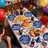 Pezutoi 50pcs 7 Inch 9 Inch Happy New Year Paper Plates Disposable Plates & Decorative Dinner Plates for New Year