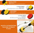 Drill Brush Attachments 20 PCS Scrub Pads & Sponge Power Scrubber Brush with Extend Long Rod for All Purpose Cleaning