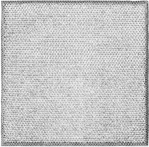 YOFAN 5-Pack 7.9-Inch Dual-Layer Metal Mesh Cleaning Cloths - Scratch-Free Kitchen Scrubbers for Dishes & Cookware