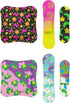 Pack 140 Count Welly Bandage Assorted Playtime Refill | Adhesive Flexible Fabric Bandages | Glow-in-The-Dark & Color