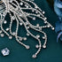 Wedding Headband Crystal Bridal Headpiece, Rhinestone Hair Accessories for Women Bride and Bridesmaids (562 Silver)