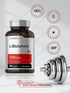 Horbaach L Glutamine Capsules 1000mg | 180 Count | Non-GMO, Gluten Free | Pre and Post Workout Supplement