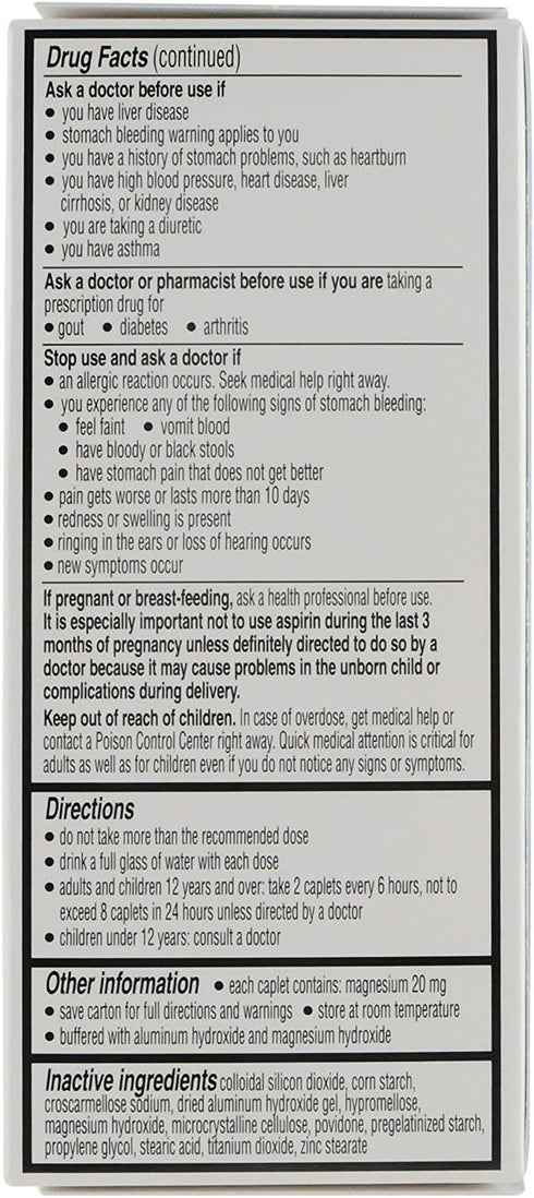 Vanquish Headache Relief, Acetaminophen, Aspirin, Caffeine, 100 Caplets