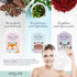 SpaLife Holiday Gift Tags Pack Facial Sheet Masks, Hydrating & Moisturizing Variety Pack