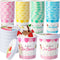 Jingmore 24 Pcs 16oz Paper Ice Cream Cups with Lids, Ice Cream Containers