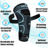 NEENCA Knee Braces for Knee Pain - 2 Pack Compression Sleeves with Adjustable Straps for Sports, Meniscus Tear,
