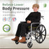 Bacaby 30D Ergonomic Wheelchair Seat Cushion, High-Density Foam Coccyx Support, Non-Slip Pressure Relief Cushion