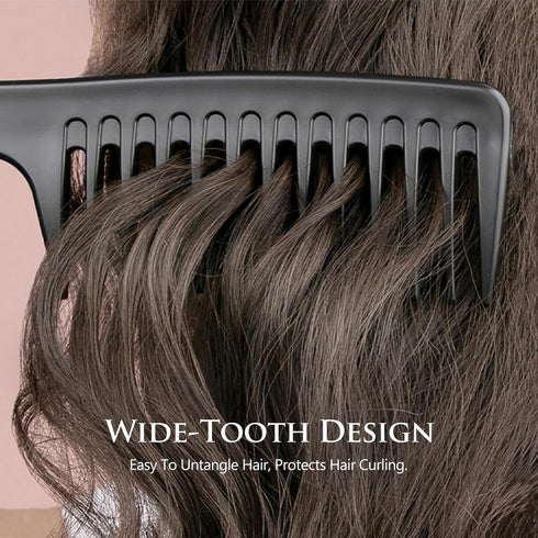 Wide Tooth Comb & Large Hair Detangling Comb, Durable Brush for Styling and Professional Hair Care