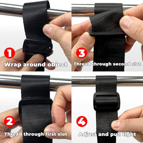 PSNOOK (2 Patient Medical Restraints Belts for Wrists and Ankles, with Quick Release Buckles, Bed Restraints Limb