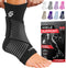 Sleeve Stars Ankle Brace for Women & Men, Compression Sleeve for Plantar Fasciitis Relief, Easy Customizable Support