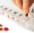 Deke Home Weekly Pill Organizer (2 Pack) - 7 Day Pill Box with Large Compartments, Easy Open, BPA Free, Travel Friendly