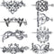 Syhood 8 Pcs Vintage Knot Viking Celtic Hair Clips, Retro Silver Metal Barrette Hairpins for Women