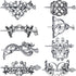 Syhood 8 Pcs Vintage Knot Viking Celtic Hair Clips, Retro Silver Metal Barrette Hairpins for Women