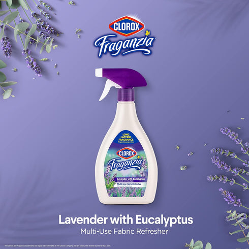 Clorox Fraganzia Refresher Spray 22oz - Multi-Use Fabric Refresher Spray in Frosted Cranberry Scent