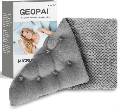 Microwavable Heating Pads, 15 * 9", Weighted Moist Microwave Heat Pad for Cramps, Neck, Shoulder, Back Pain Relief