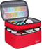 Mancro Dual Layers Medicine Organizer Bag, Pill Bottle Organizer Storage with Lockable