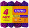 ETERNA Multicolor Scrubsponge, Heavy Duty Non-Scratch Kitchen Scrubbing Sponges, 8 Units