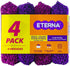 ETERNA Multicolor Scrubsponge, Heavy Duty Non-Scratch Kitchen Scrubbing Sponges, 8 Units