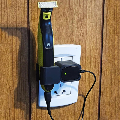 Shaver Charger Mount, Organizer Holder Compatible with OneBlade, Accessories Only (Excluding Shaver) - Black
