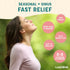 Lucidia Non-Drowsy Allergy and Hay Fever Support for Sinus Health with Quercetin, NAC, Stinging Nettles