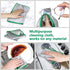Glass Polishing Cloth: Streak-Free Miracle Cleaning Cloth, Lint-Free Microfiber Rags, Pack of 6, 12" x 12"