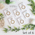 Set of 6 Spiral Hair Ties on a Proposal Card - Bridesmaid Gifts for Bridal Shower, Bachelorette Party Favors, Maid of