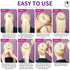 Teenitor Donut Bun Maker Set - Hair Bun Ring with 5 Bands, 20 Bobby Pins & 7 Chignons in Beige