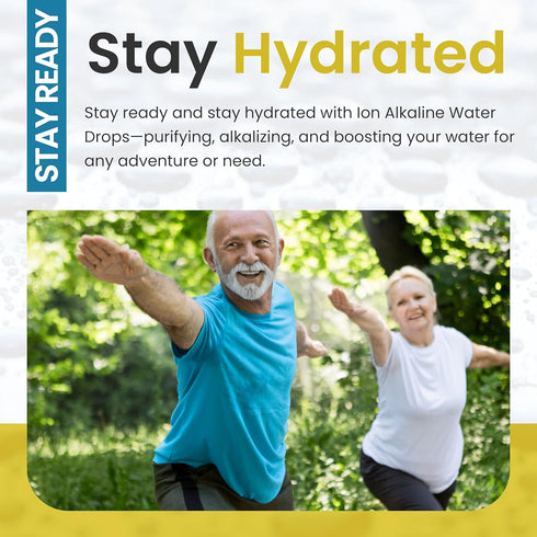 Ion Alkaline Water Drops, PH Booster & Water Treatment Drops
