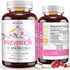D Mannose Capsules 2000 MG - With Cranberry Pills for UTI, Fast-Acting Bladder Health, 120CT, 4-in-1 Formula