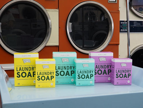 Ingredients Matter Powder Laundry Soap - Lemongrass Scent, Eco-Friendly, Hypoallergenic, 30 oz, 60 Loads