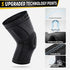 CAMBIVO Knee Brace, 2 Pack Compression Sleeve for Knee Pain Relief, with Side Stabilizers & Patella Pad (X-Large,