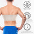 ORTONYX 6.25" Unisex Broken Rib Support Brace - Elastic Compression Chest Wrap for Rehabilitation Post-Surgery Aid S/M