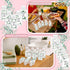 Tiangrid 50 Sets 2oz Empty Mini Hand Sanitizer Bottles Bulk Empty Hand Sanitizer Travel Size Wedding Favors for Guests