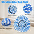 Hezane 4Pack 2 Mop Replacement Head for O Cedar RinseClean Tank System, Mop Replacement Base and Upgrade Scrub Brush