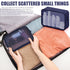 Weewooday 4 Pcs Mesh Makeup Bag, Travel Toiletry Pouch with Zipper, Mini Portable Cosmetic Bag for Daily Accessories