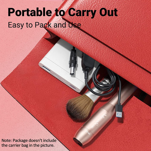 MelodySusie Electric Nail Drill Machine, PC120I Portable Efile Set for Acrylic Gel Nails, Manicure Tool with Nail Drill