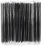 200 Pcs Individually Packaged Black Plastic Extra Long Flexible Disposable Drinking Straws (10.2" long, 0.23" diameter)