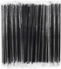200 Pcs Individually Packaged Black Plastic Extra Long Flexible Disposable Drinking Straws (10.2" long, 0.23" diameter)