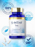 Carlyle 5-MTHF L Methylfolate 1mg | 120 Capsules | Premium Quality | Non-GMO, Gluten Free