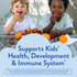 Gummy Gummy 2+ D3 Immune, 100 Gummies Lil Critters Vites No Sugar Added Daily Multivitamin for Ages Toddlers & Kids