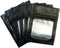 HANSER Smell Proof Odorless Mylar Resealable Foil Pouch Bags - 100 Pieces, 3x4 inches, Airtight, Matte Black