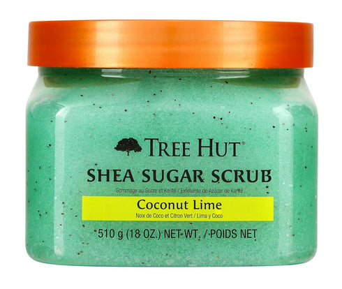 Tree Hut Shea Sugar Body Scrub, Coconut Lime, 18 oz