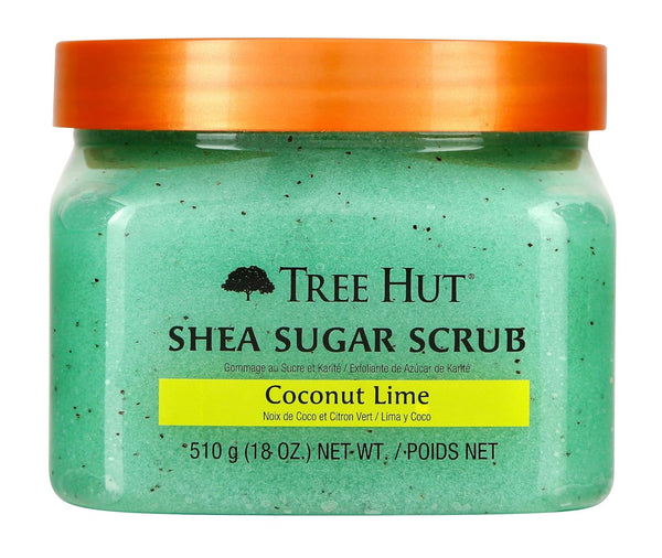 Tree Hut Shea Sugar Body Scrub, Coconut Lime, 18 oz